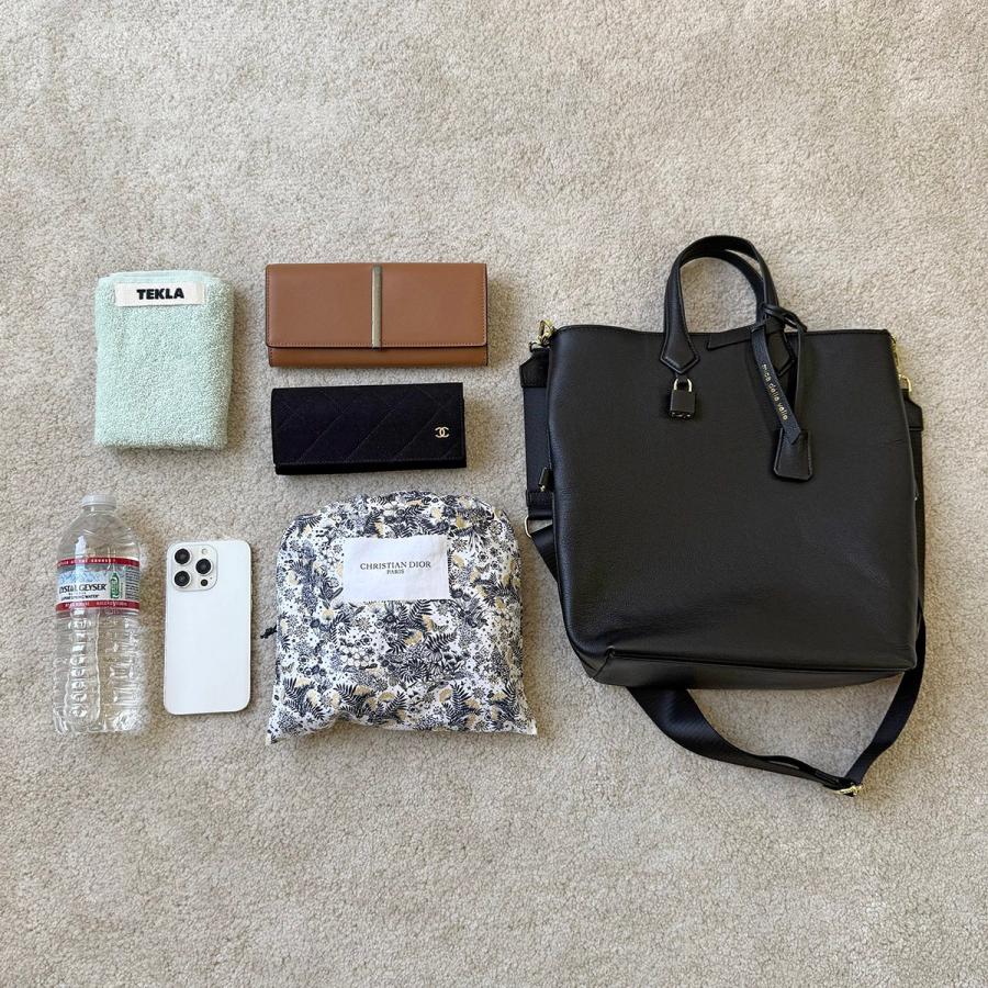 mica della valle / ハンドバッグ/レザー/BEG/無地 mica della valle（ミカデラヴァッレ） ショルダーバッグ Monica tote