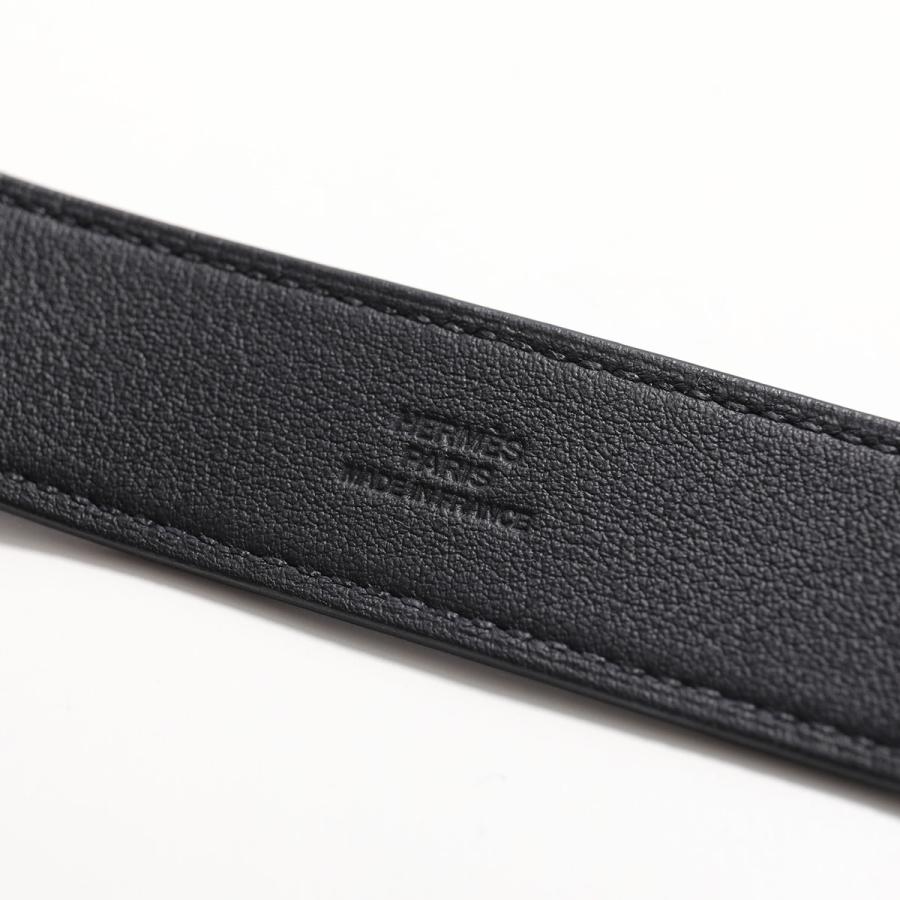 HERMES エルメス ブレスレット Kelly Twist PM ケリー・ツイスト 011080CC レディース シャムキラ レザー マキシベルト B刻印 ブラック×GD金具の画像