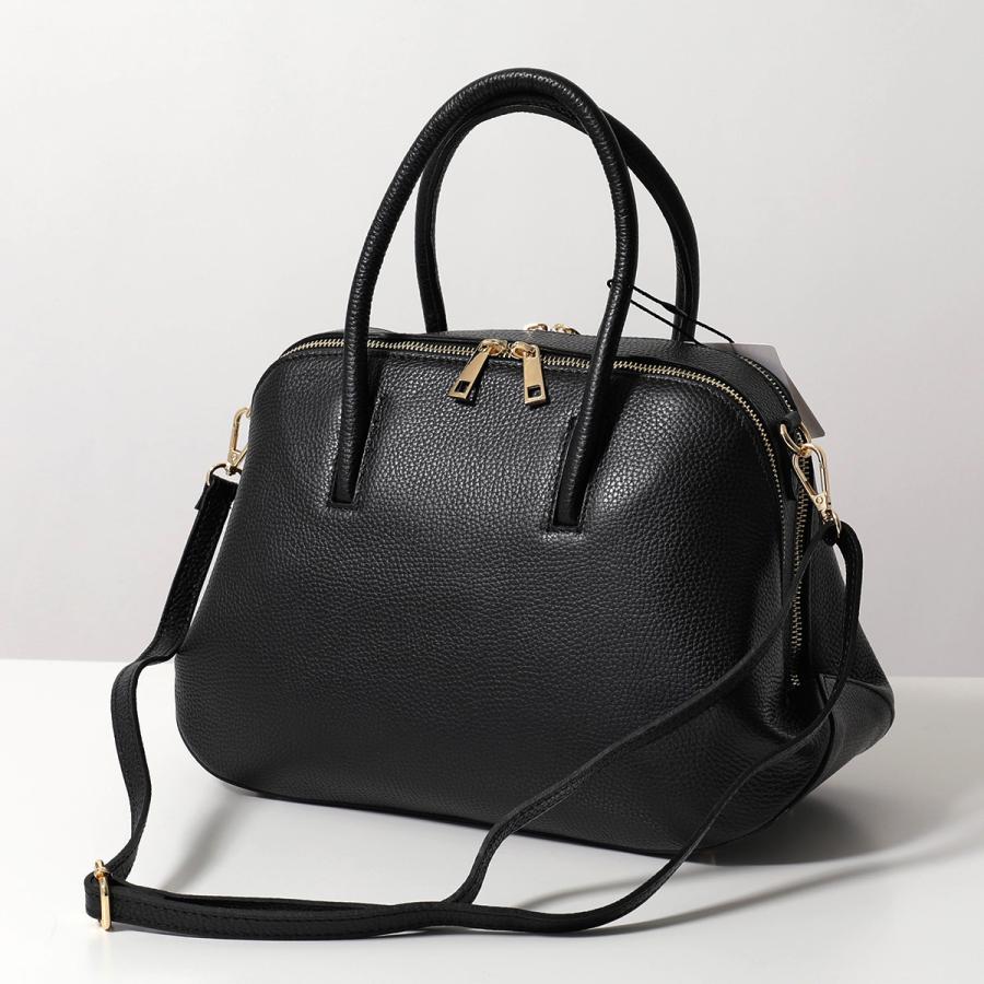 off-white 美品　黒いハンドバッグ MILLELA FIRENZE ミレッラフィレンツェ ハンドバッグ 10200512