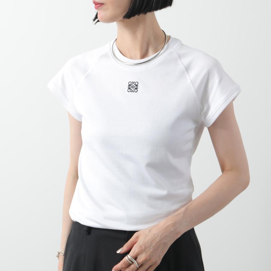 LOEWE ホワイト レディースTシャツ 半袖 LOEWE（ロエベ） Tシャツ SMALL FIT T-SHIRT スモールフィット