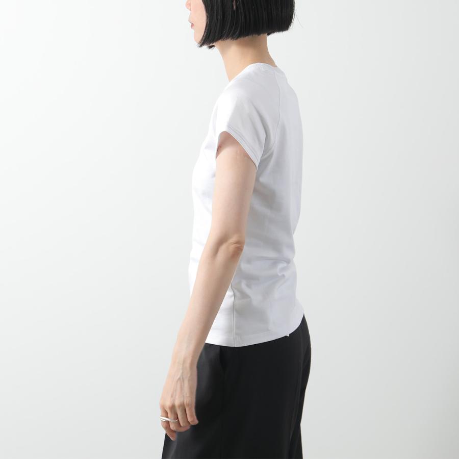 LOEWE ロエベ Tシャツ SMALL FIT T-SHIRT スモールフィット S359Y22X96 S359Y22XA7 レディース 半袖 カットソー アナグラム 刺繍 カラー2色 S359Y22X961100の画像