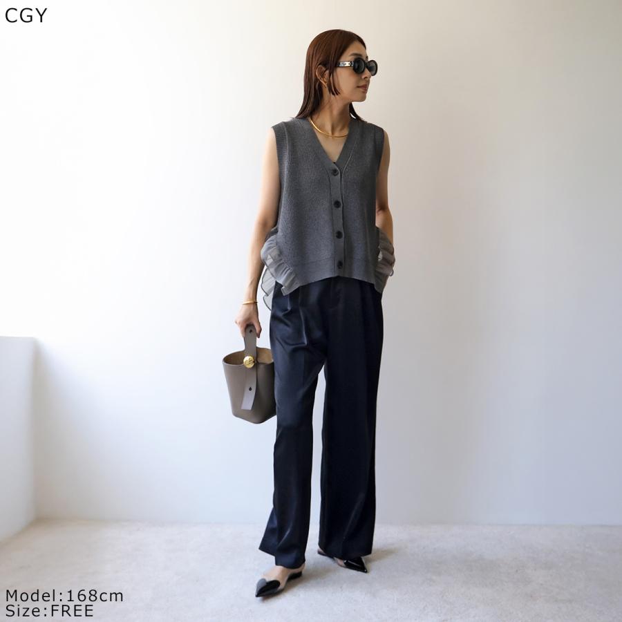 Eimee Law エイミーロウ ニットベスト 84321F レディース フリル