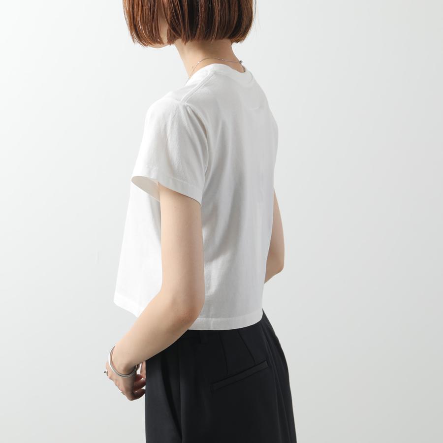 MM6 クロップドTシャツ ホワイト MM6 エムエムシックス メゾンマルジェラ クロップドTシャツ S52GC0352