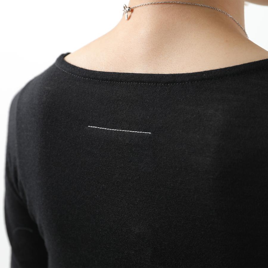 メゾンマルジェラ MM6 22AW オーバーサイズ リブ編みニット S ホワイト Maison Margiela（メゾンマルジェラ） メゾン マルジェラ MAISON