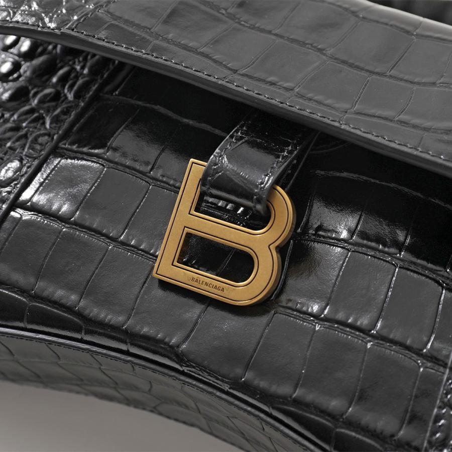 美品 バレンシアガ ナイロン クロコダイル型押しレザー ガーメントバッグ BALENCIAGA（バレンシアガ） ショルダーバッグ DOWNTOWN XS