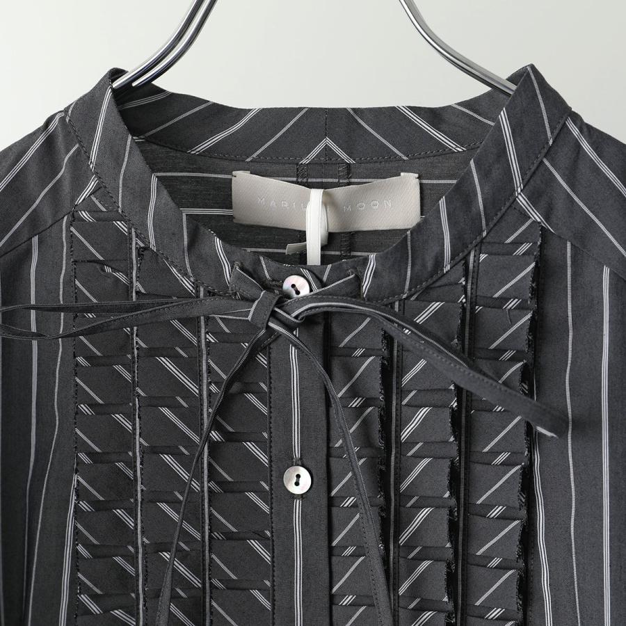 Marilyn Moon（マリリンムーン） ブラウス tuck frill strip blouse