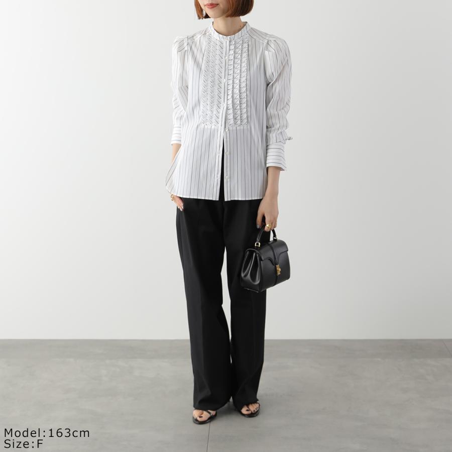 Marilyn Moon（マリリンムーン） ブラウス tuck frill strip blouse