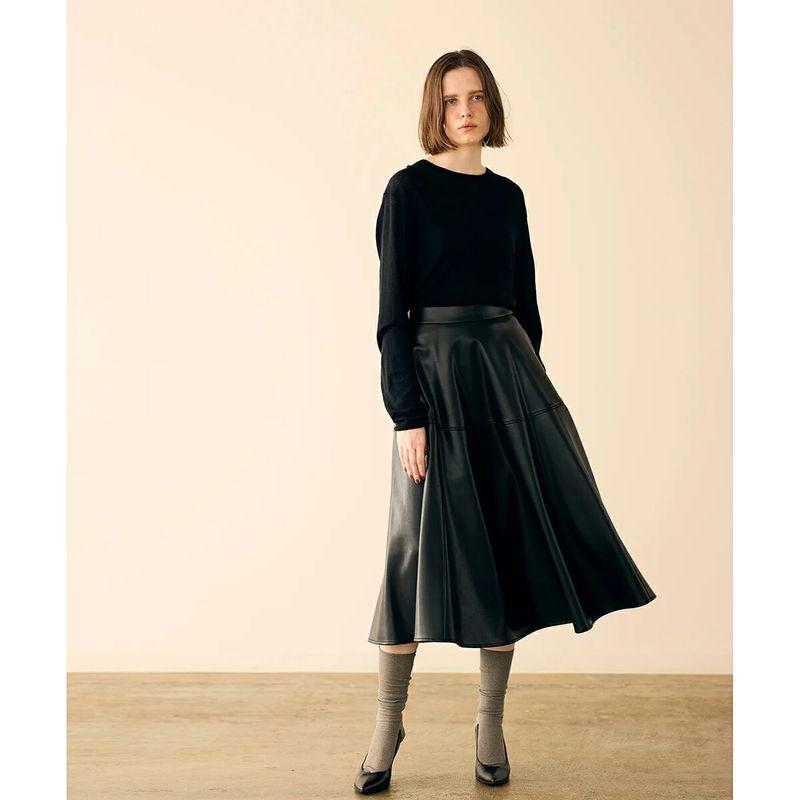 Marilyn Moon（マリリンムーン） フレアスカート soft eco-leather