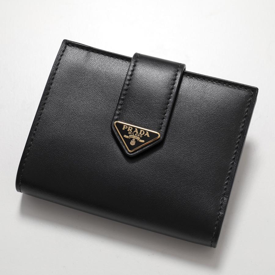 PRADA（プラダ） 二つ折り財布 CITY CALF TAB シティカーフタブ 1MV204