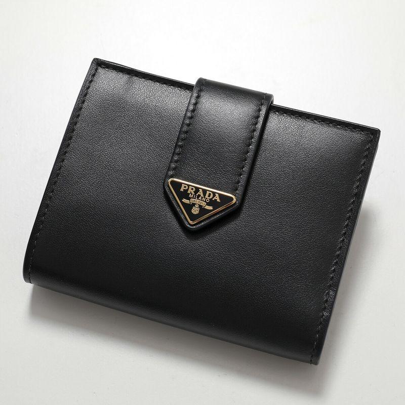 PRADA（プラダ） 二つ折り財布 CITY CALF TAB シティカーフタブ 1MV204