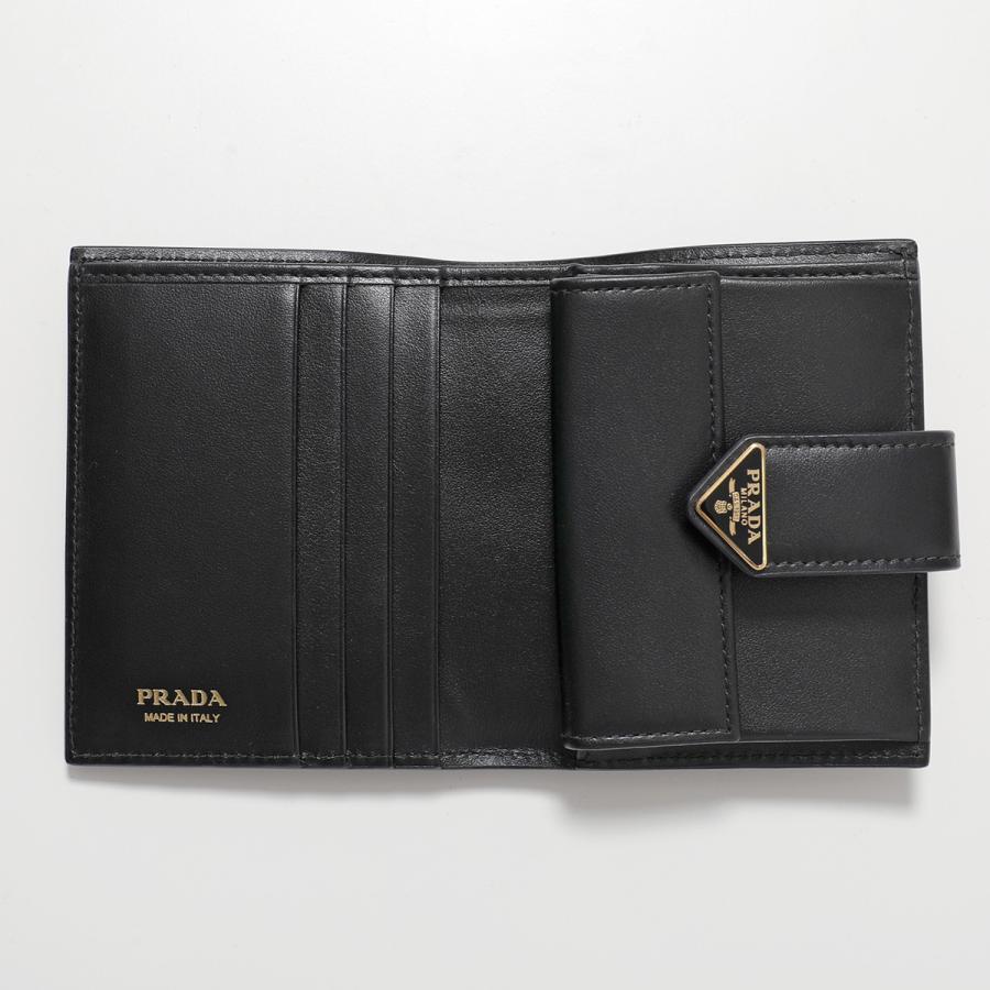 PRADA（プラダ） 二つ折り財布 CITY CALF TAB シティカーフタブ 1MV204