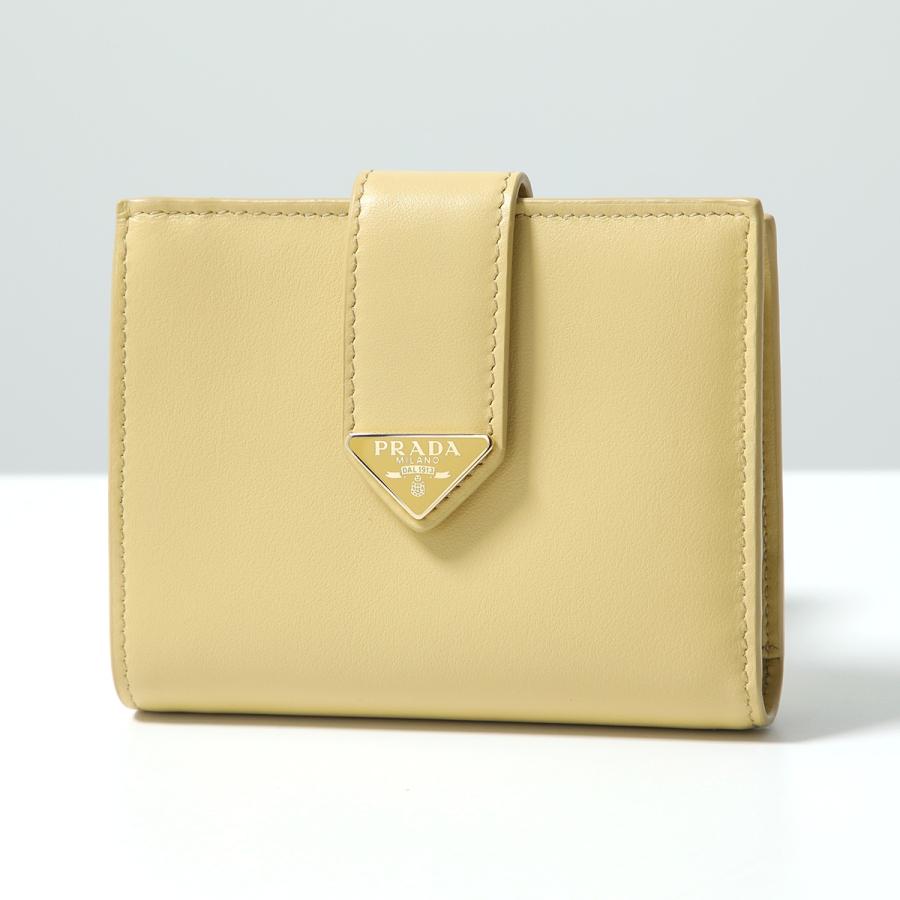 PRADA（プラダ） 二つ折り財布 CITY CALF TAB シティカーフタブ 1MV204