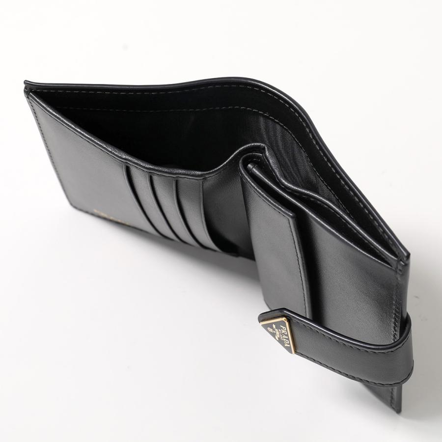 PRADA（プラダ） 二つ折り財布 CITY CALF TAB シティカーフタブ 1MV204
