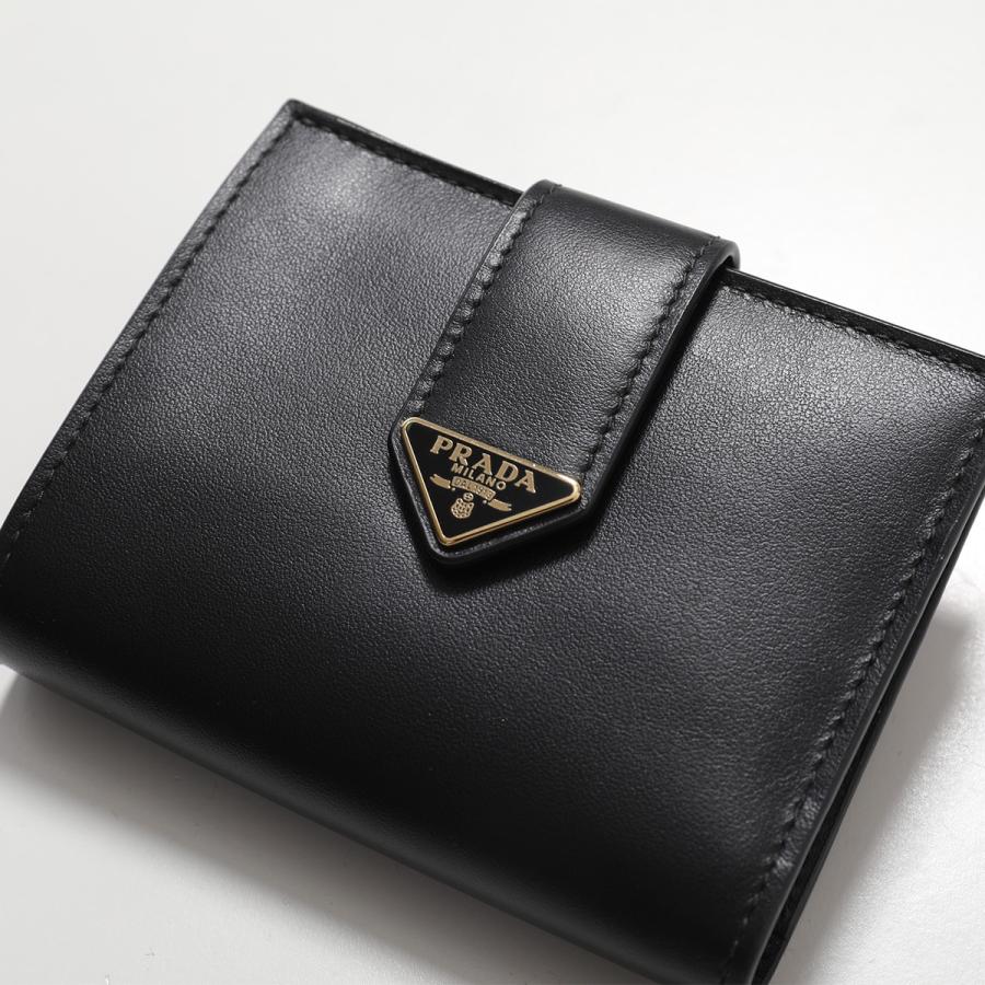 PRADA（プラダ） 二つ折り財布 CITY CALF TAB シティカーフタブ 1MV204