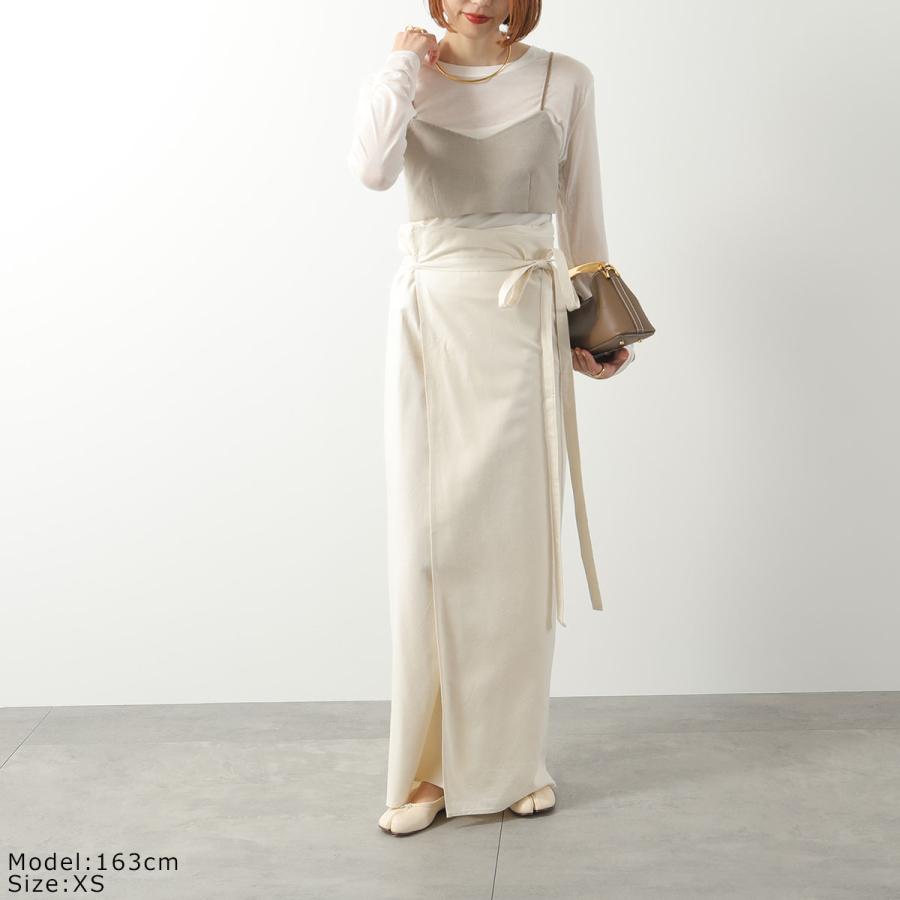 【未使用に近い】BASErangeベースレンジ ニットスカート BASERANGE（ベースレンジ） ロングスカート VENN SKIRT SSVE WS AU25