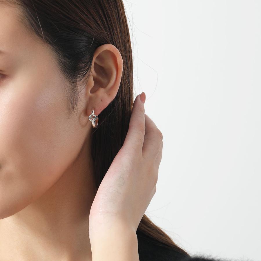 美品　GUCCI インターロッキングフープピアス　片耳 楽天市場】GUCCI グッチ レディース フープピアスインター