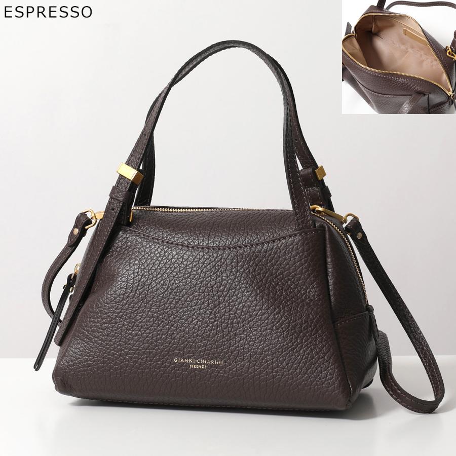 GIANNI CHIARINI ダークブラウン ラメ ショルダーバッグ GIANNI CHIARINI ダークブラウン ラメ ショルダーバッグ