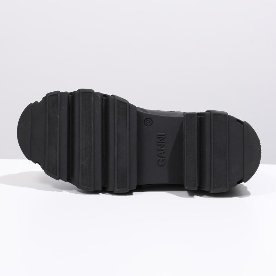 GANNI（ガニー） ショートブーツ Cleated Low Chelsea Boot Black