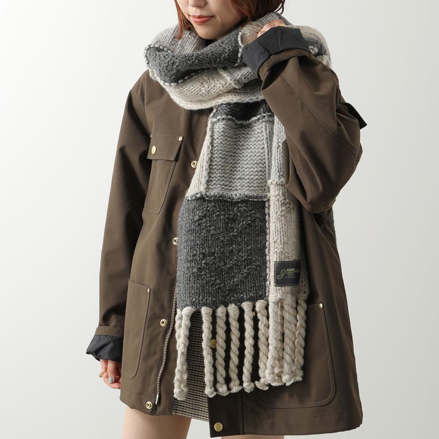 GANNI（ガニー） マフラー A6662 5940 レディース フリンジ ウール