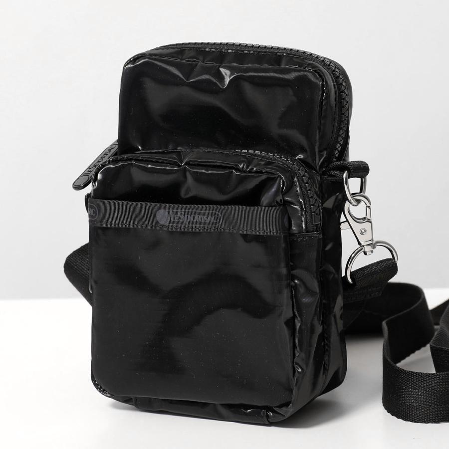 新品 レスポートサック LeSportsac ショルダーバッグ MINI PHONE BAG ブラックシャイン レスポートサック LeSportsac MINI PHONE BAG （ブラックシャイン