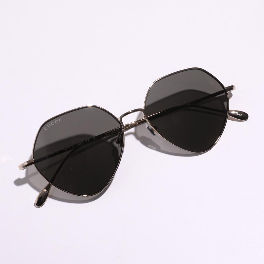 GUCCI（グッチ） サングラス GG1182S レディース ポリゴン型 メタル