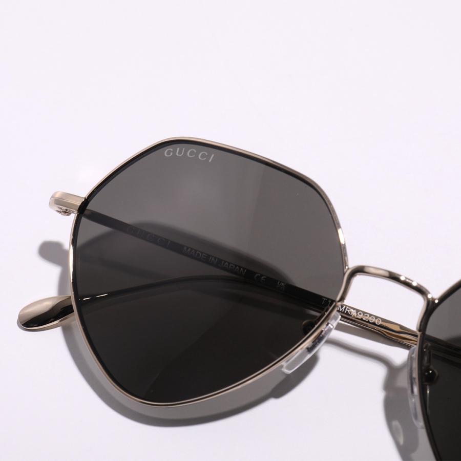 GUCCI（グッチ） サングラス GG1182S レディース ポリゴン型 メタル