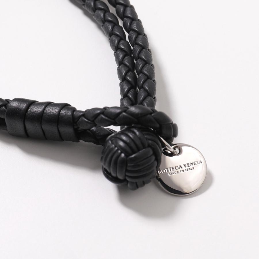 正規品 BOTTEGA VENETA ボッテガ　ブレスレット　黒 ブラック ボッテガヴェネタ BOTTEGA VENETA アクセサリー ブレスレット イントレ