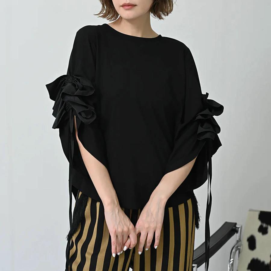 HERENCIA（ヘレンチア） カットソー H525308 レディース 袖フリル
