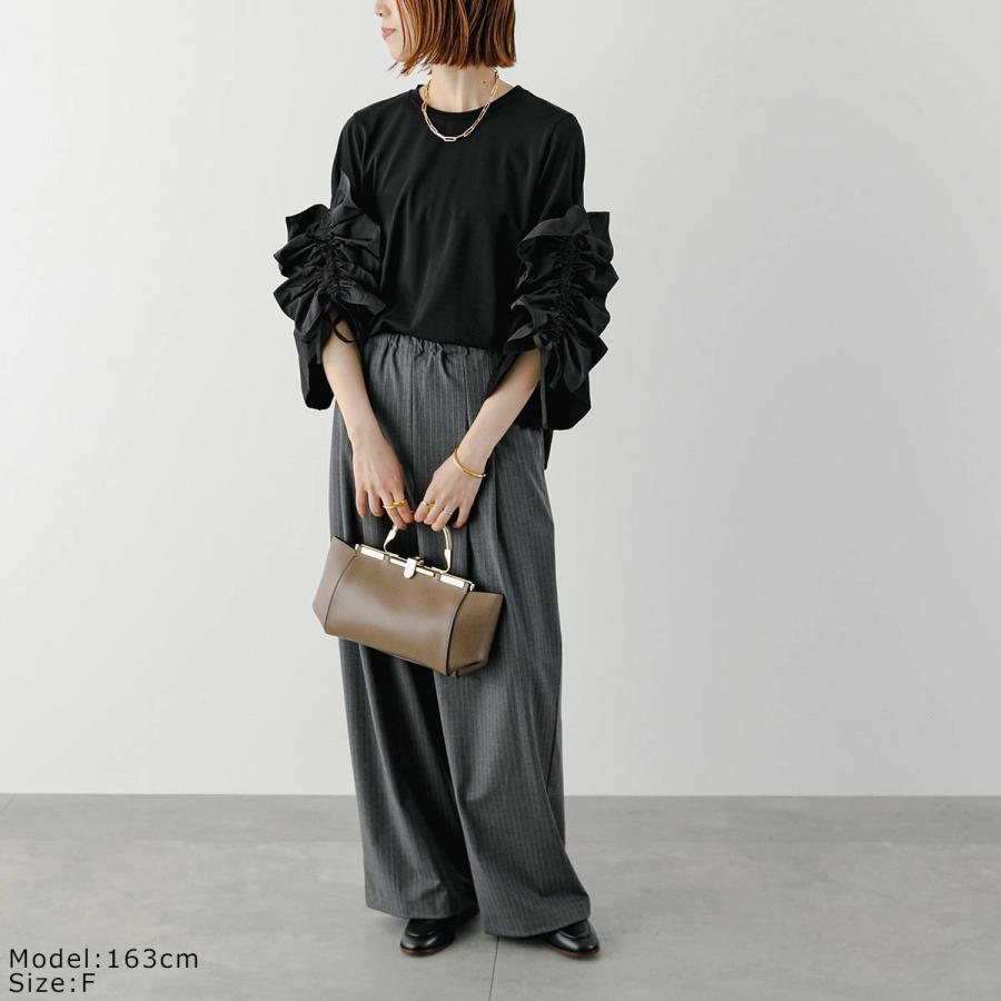 【超美品】☆HERENCIA ヘレンチ☆ア フリルベスト HERENCIA（ヘレンチア） カットソー H525308 レディース 袖フリル