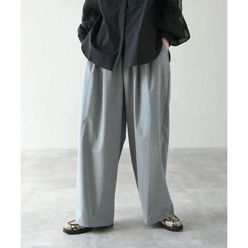 HERENCIA（ヘレンチア） ワイドパンツ H824329 レディース ストライプ