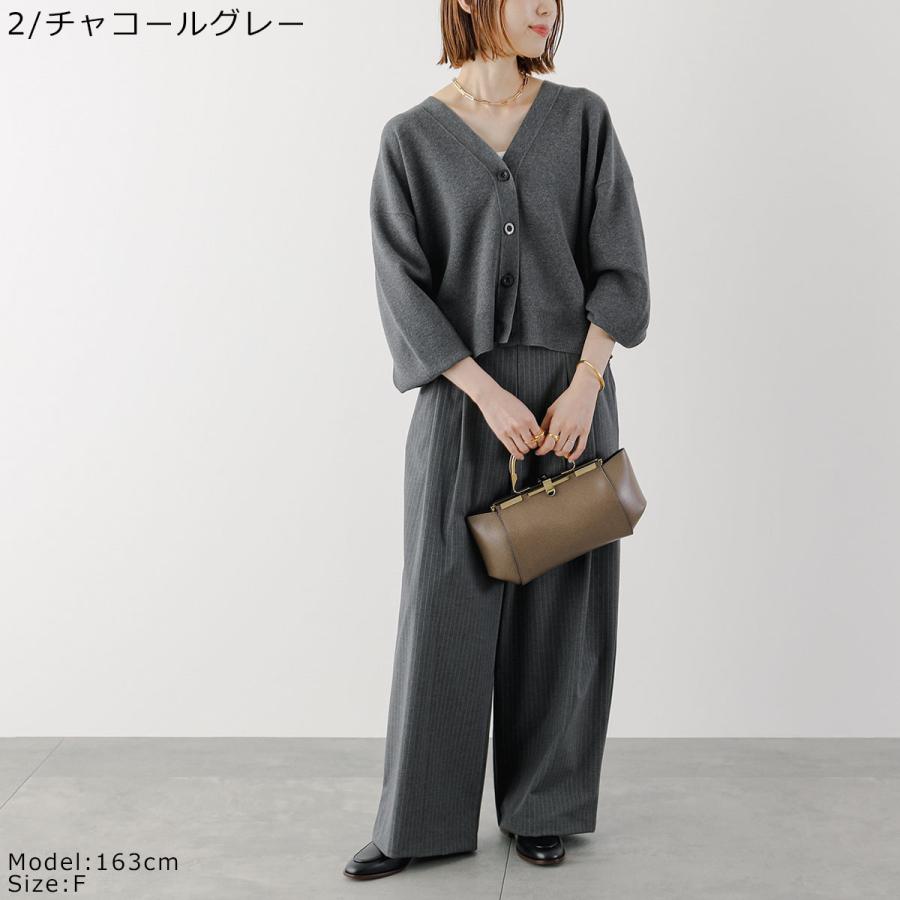 HERENCIA（ヘレンチア） ワイドパンツ H824329 レディース ストライプ