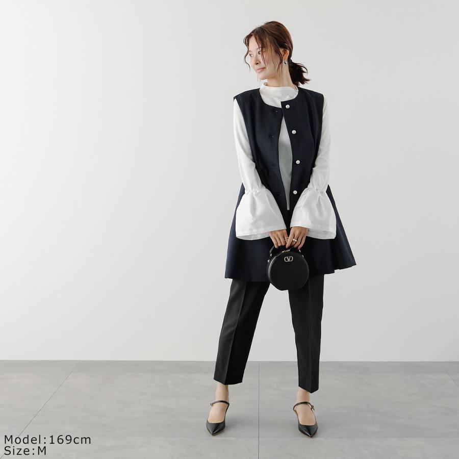 PICCIN PERLA ピッチン ベスト 901040 レディース パール ジレ フレア