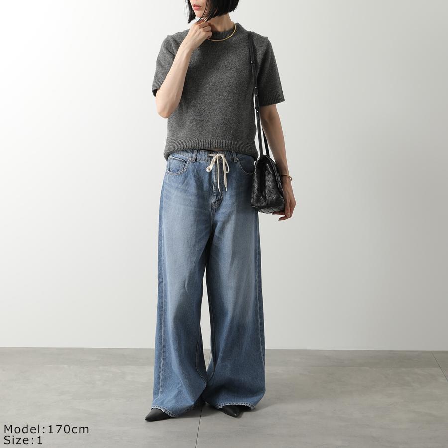 IHATOV（イーハトーブ） デニムパンツ Drawstring waist wide leg