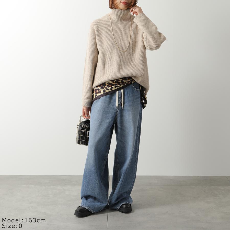 IHATOV（イーハトーブ） デニムパンツ Drawstring waist wide leg
