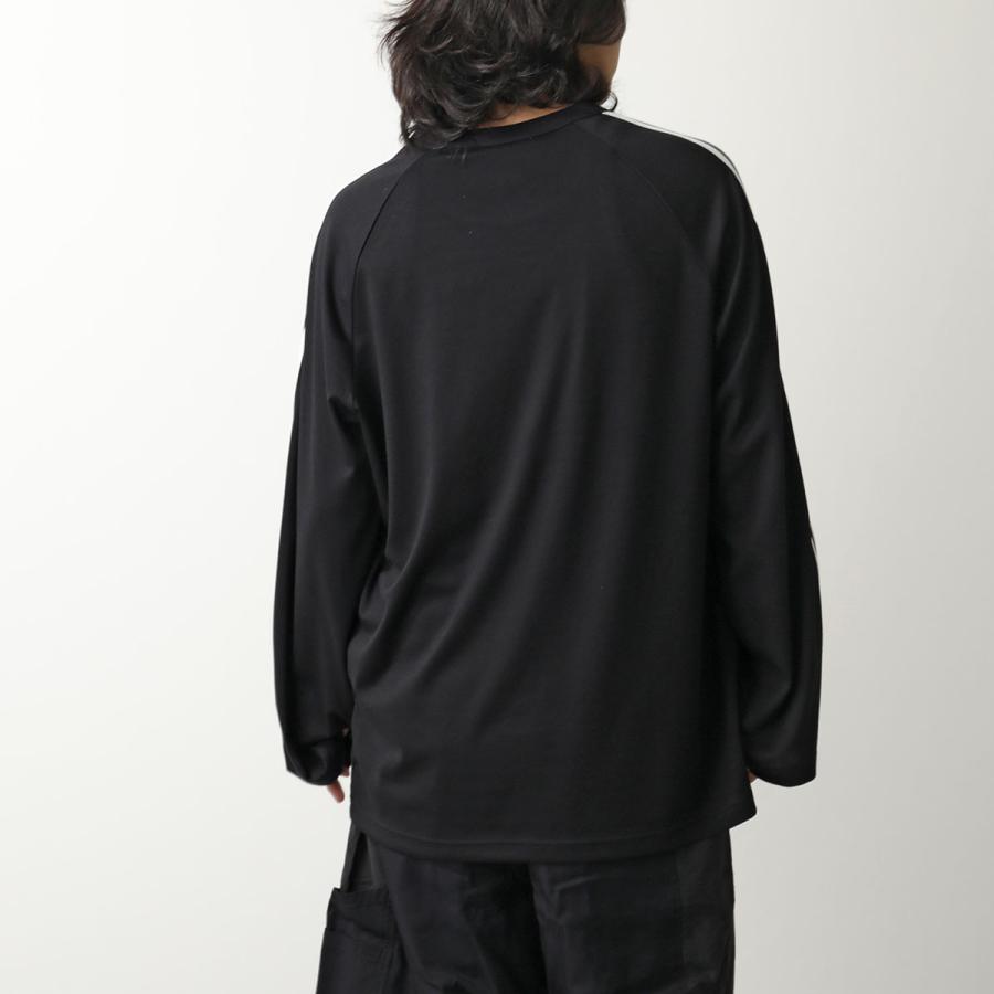ワイスリー Y-3 ハーフジップニット カットソー 長袖 ライン L 紺 Y-3 ワイスリー Tシャツ 半袖 ハーフジップ ロゴT メンズ (Y-3/Tシャツ