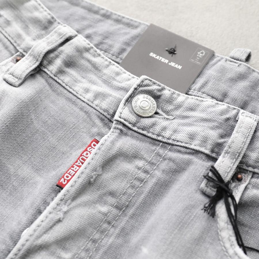 DSQUARED2 SKATER デニムパンツ グレー SKATER/スケーター グレーデニムパンツ | ディースクエアード