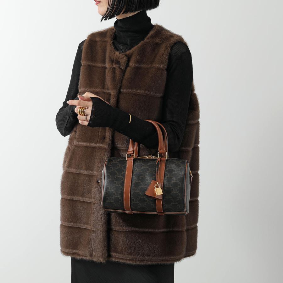 【CELINE】セリーヌ ミディアム ボストン バッグ★ブラウン CELINE セリーヌ ハンドバッグ MEDIUM BOSTON ミディアム