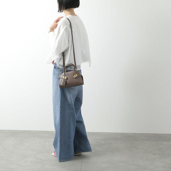 FERRAGAMO（フェラガモ） ハンドバッグ HUG MINI BICOLOR ハグ ミニ
