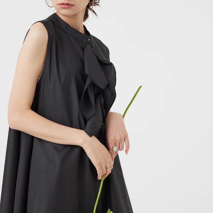 Torrazzo Donna（トラッゾドンナ） ブラウス Ribbon A-line shirt 6260