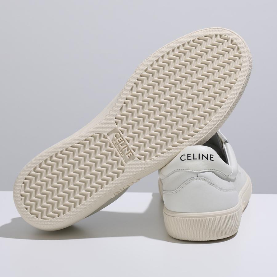 【値引き中】CELINE セリーヌ スニーカー メンズ ローカット ホワイト CELINE セリーヌ スニーカー 364665189C.01FW メンズ ローカット