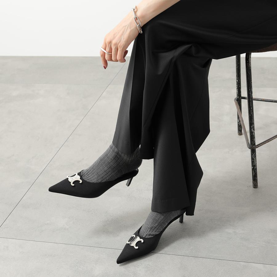 CELINE（セリーヌ） ミュール ALMA TRIOMPHE GROS GRAIN アルマ