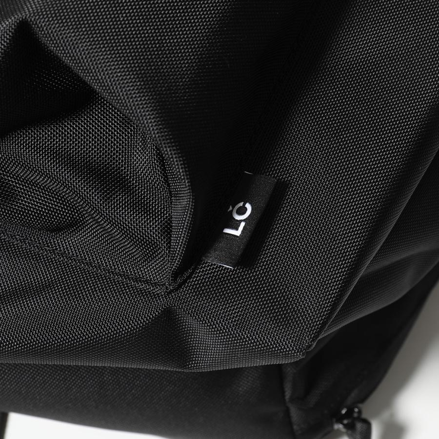 LC by LOWERCASE エルシー・バイ・ロウワーケース バックパック DAYPACK Lサイズ 30L LC02 メンズ ナイロン リュック バッグ 鞄 ロゴタブ BLACKの画像