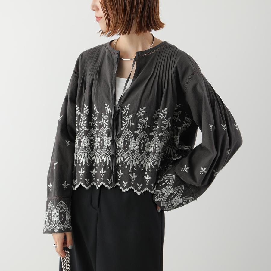 NE QUITTEZ PAS!（ヌキテパ） ne Quittez pas ブラウス Crimp Cotton