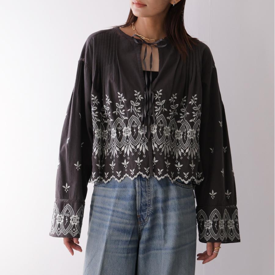 NE QUITTEZ PAS!（ヌキテパ） ne Quittez pas ブラウス Crimp Cotton