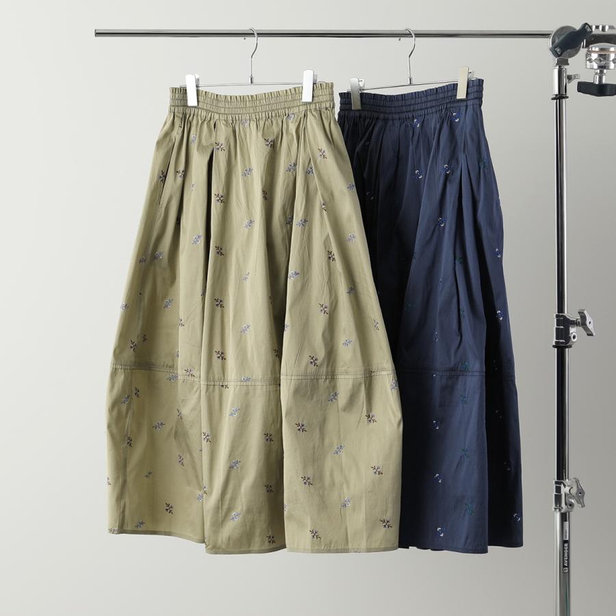 NE QUITTEZ PAS! ne Quittez pas ヌキテパ スカート Poly Dupion