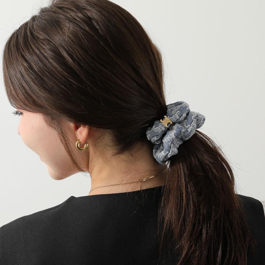 CELINE セリーヌ シュシュ Monogram Scrunchy 461LF2BCP.07GD