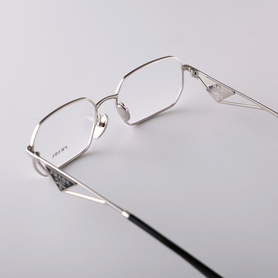 PRADA 眼鏡 PRADA（プラダ） メガネ VPR A53V レディース ポリゴン型 メタル