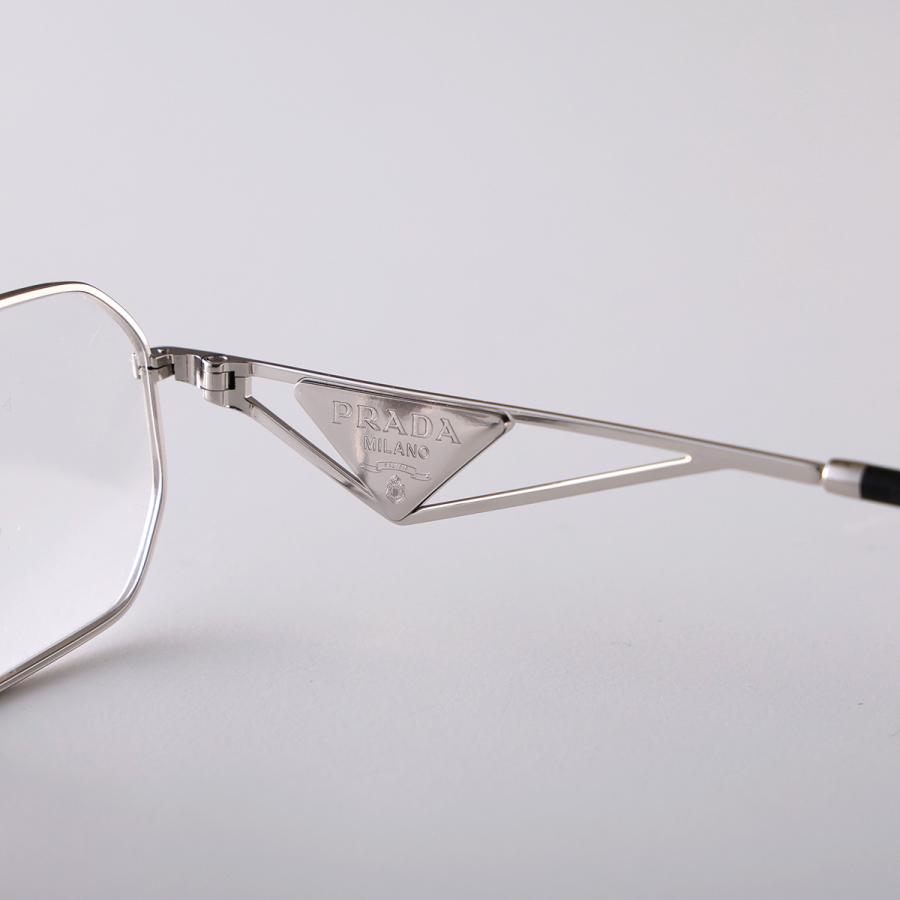PRADA（プラダ） メガネ VPR A53V レディース ポリゴン型 メタル