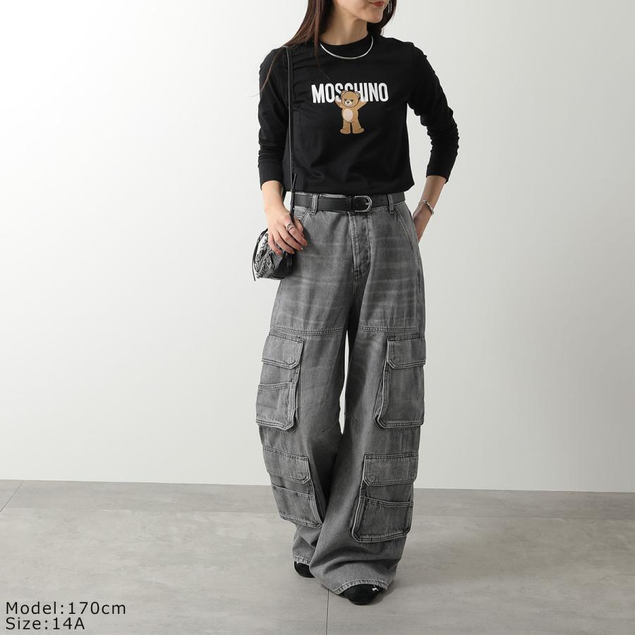 モスキーノキッズTシャツ14Aサイズ新品タグ付きレディースSくらい モスキーノ キッズ Tシャツ 長袖 MOSCHINO ブランド 子供服 トップス
