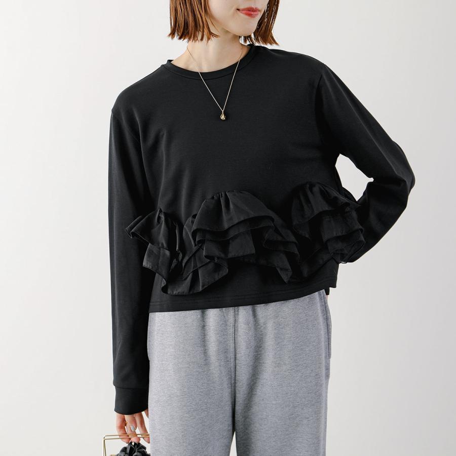 HERENCIA シアーカットソー 楽天市場】HERENCIA ヘレンチア 長袖シャツ Back-opening tuck shirt